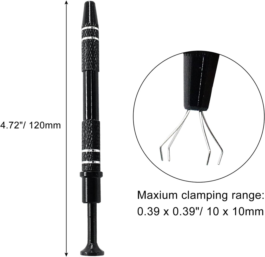 Hordion 4-Claw Pick up Tool Piercing Ball Grabber(3 Pack, Black)