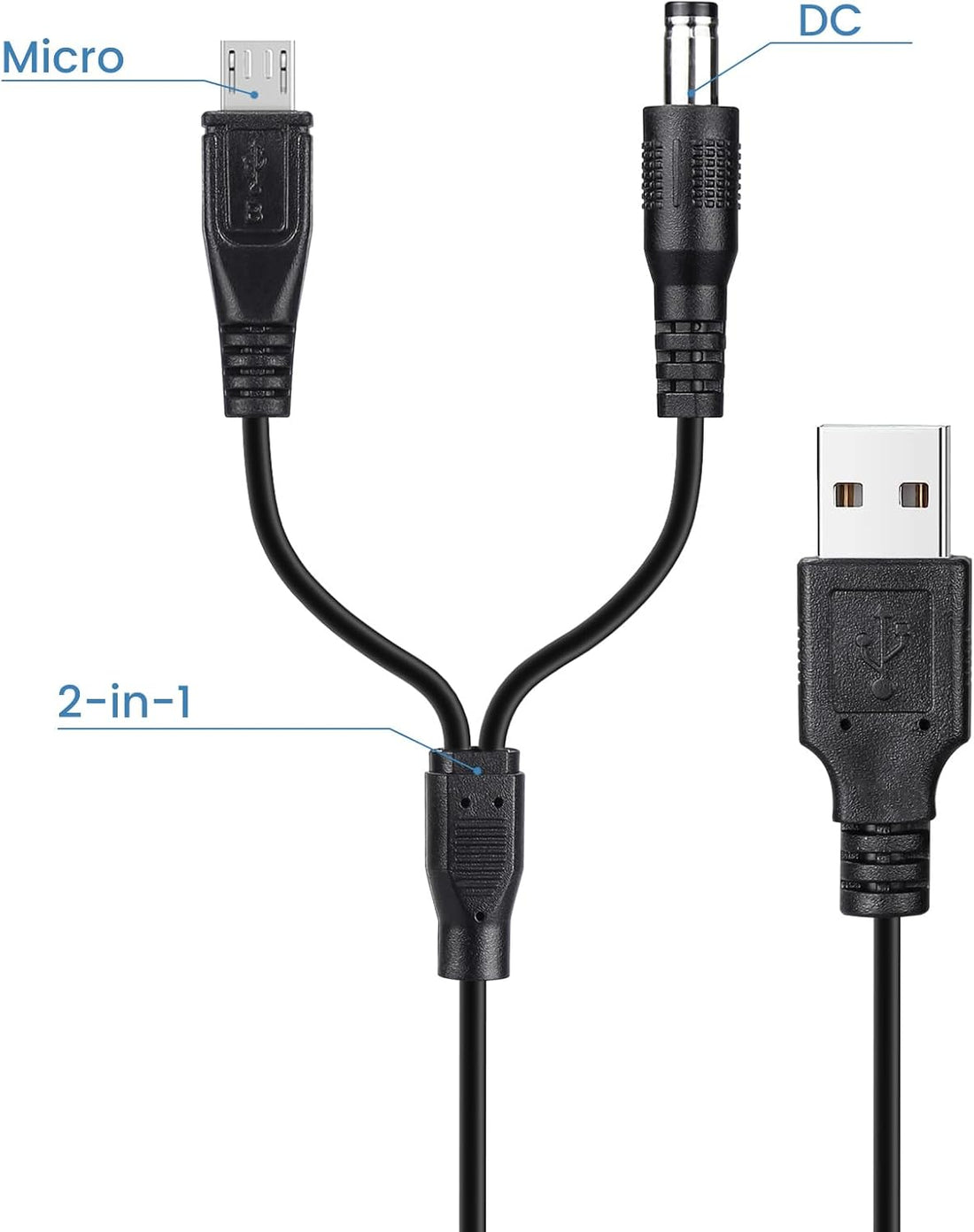 2-Pack Charger Cord for Bousnic Dog Shock Collar RS2A and RS2B