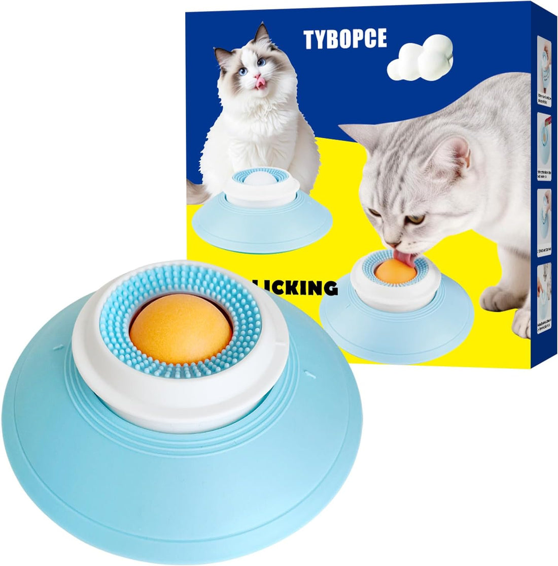 Slow Feeder cat Bowl, Interactive Licking Bowl for Wet & Liquid Food