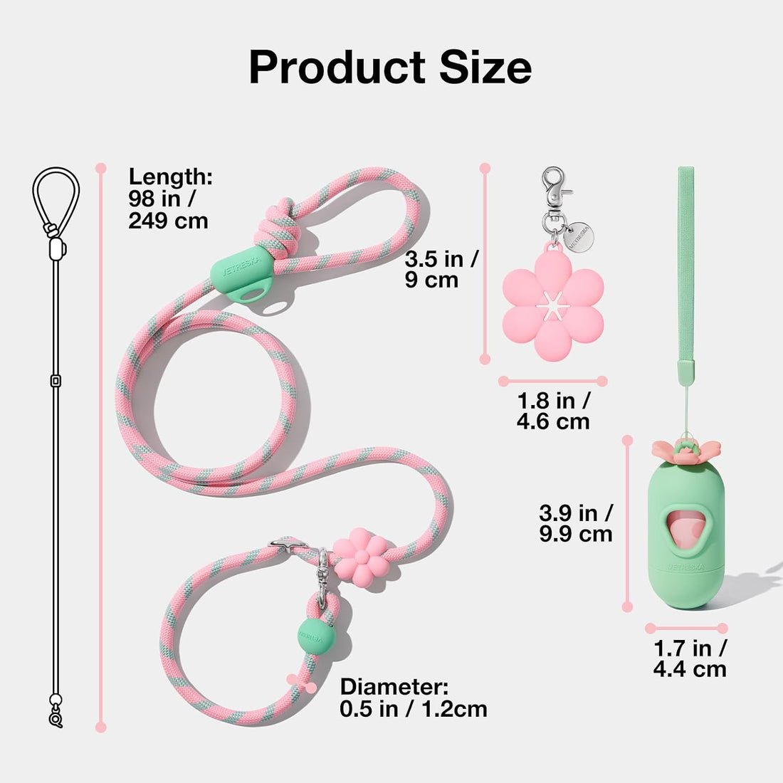 VETRESKA Hands-Free Dog Leash