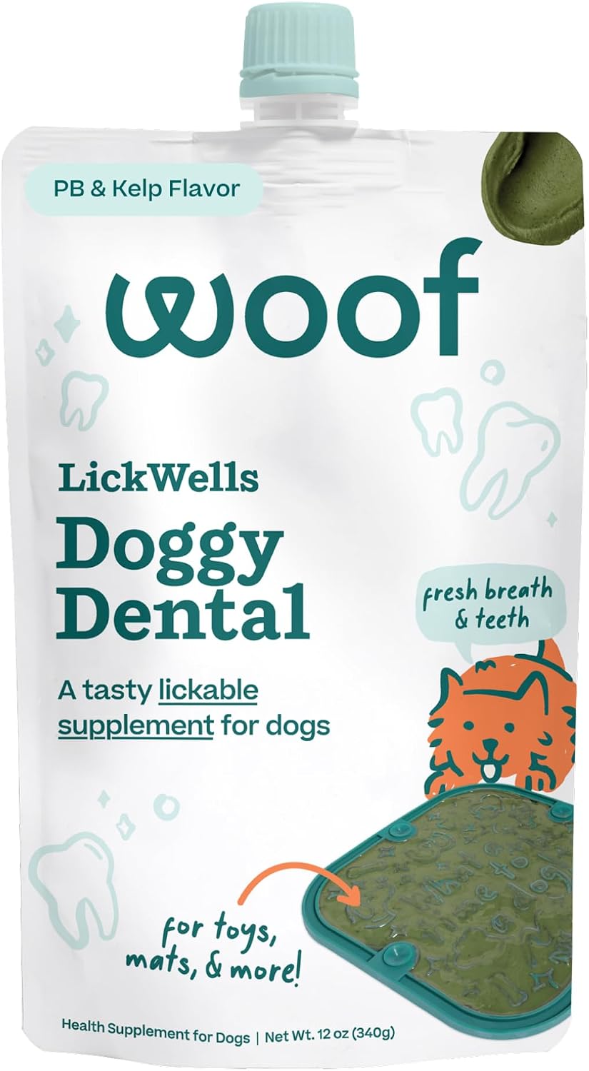 Woof LickWells Dog Lick Mat Spread