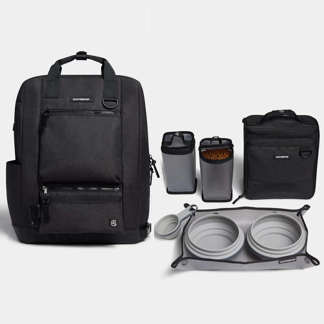 Cleverpup Ultimate Dog Travel Bundle Large 7-piece Bistro Box Dog