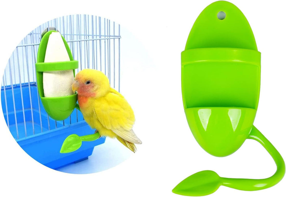 Bird Food Cuttlebone Holder for Cage