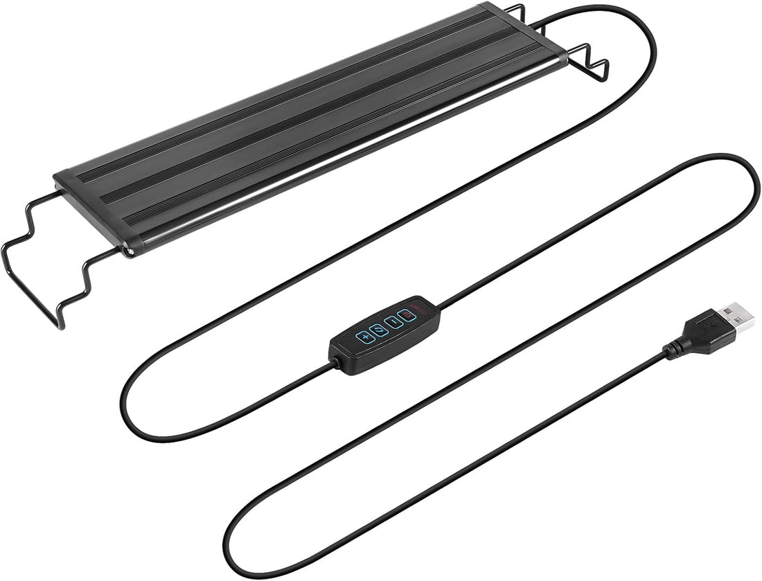 AQUANEAT LED Aquarium Light, with Dimmer for 12-16 Inch Fish Tank