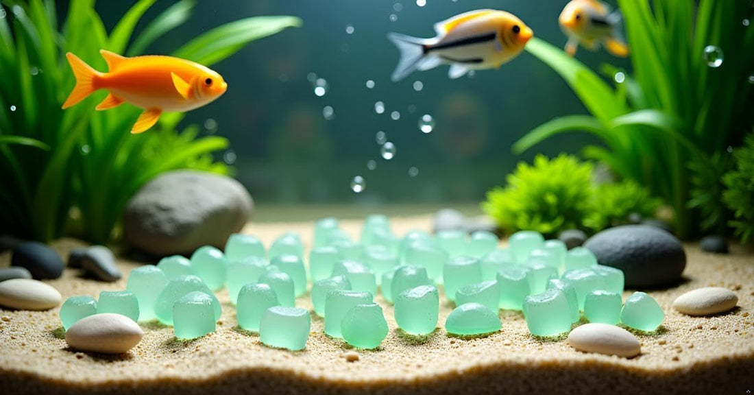 Galapagos (05133 Aquarium Sea Glass, Sage Green, 4lb Bag