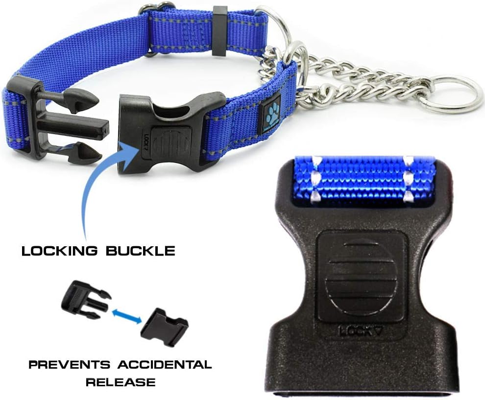 Max and Neo Stainless Steel Chain Martingale Collar
