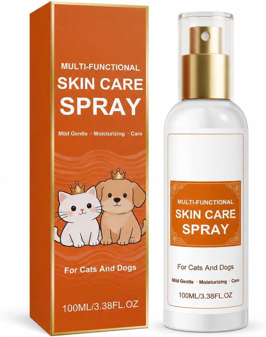 Skin Care Spray for Pets, Rinse-Free for Soothing Itching, Discomfort