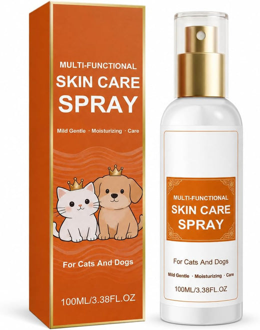 Skin Care Spray for Pets, Rinse-Free for Soothing Itching, Discomfort