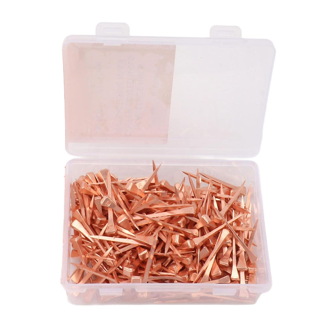 250Pcs Copper Plated Horseshoe Nails for Proof Equestrian Care