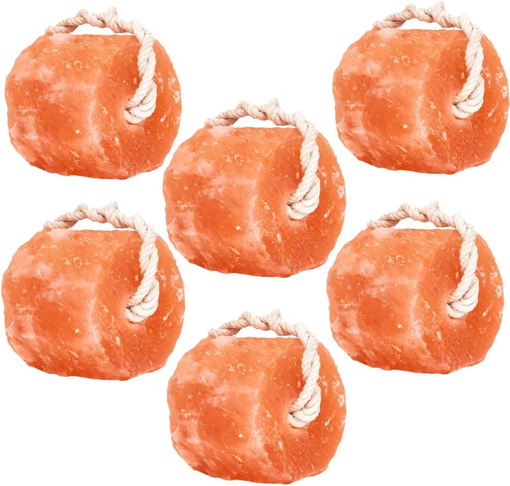 Glowyn Himalayan Salt Lick-Natural Minerals Block on Rope - 4.0 lbs.