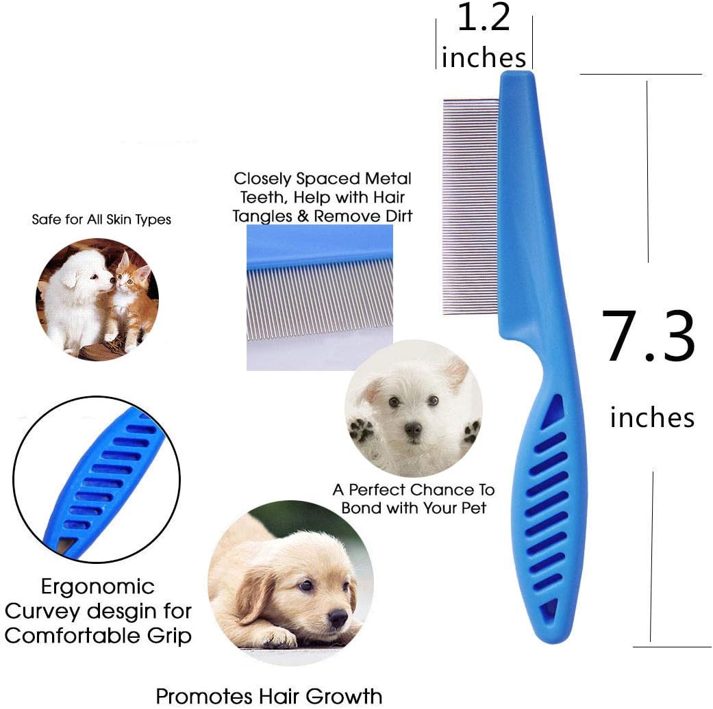 3 Pcs Pet Comb Tear Stain Remover Combs for Dogs, Dog Comb