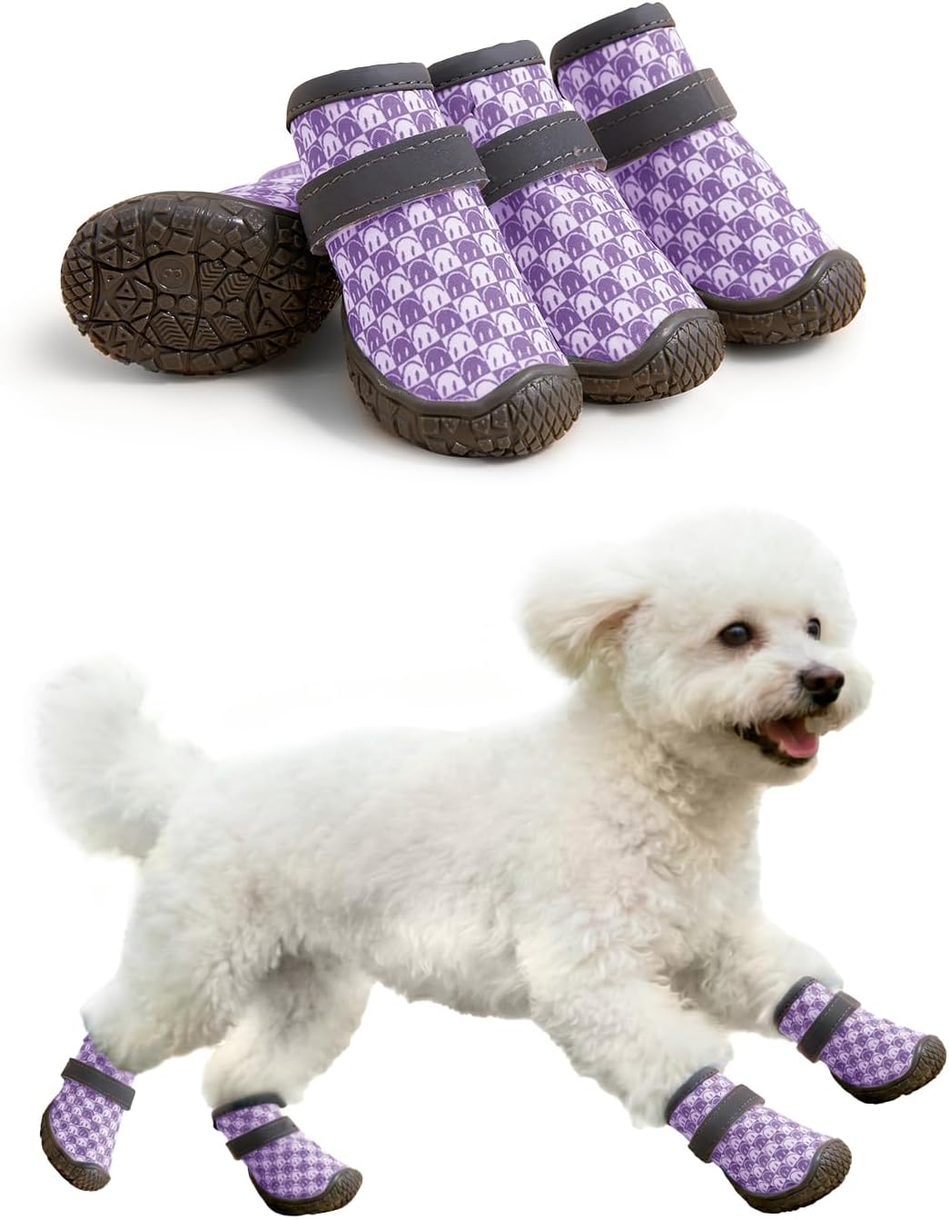 Dog Shoes Breathable Non-Slip Outdoor Booties for Small Medium Dogs