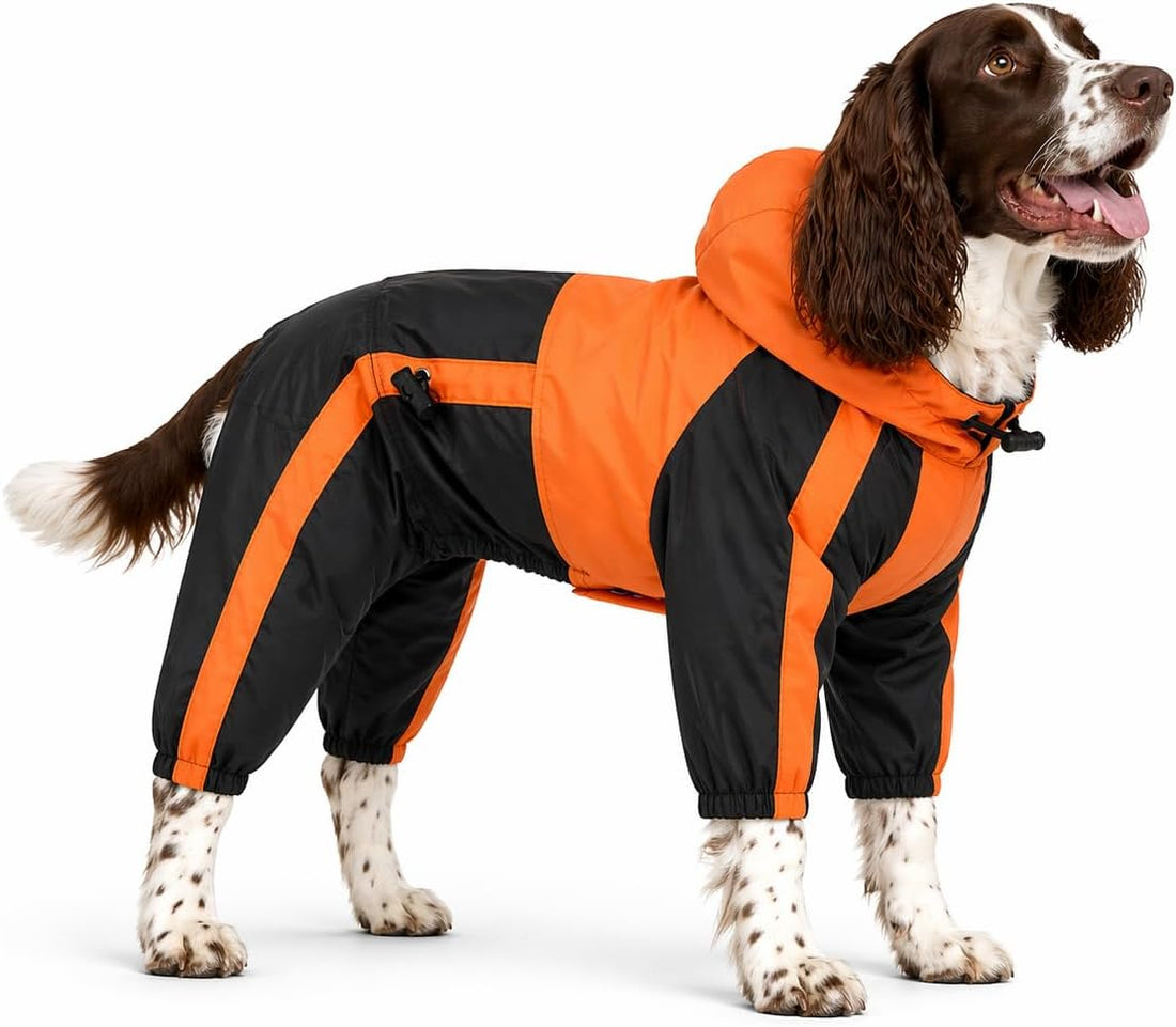 Lovelonglong Dog Hooded Raincoat