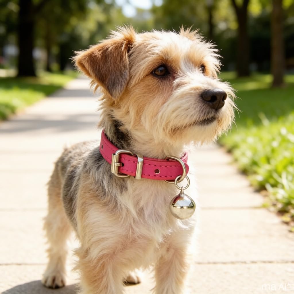 Hot Pink Kitten Collar with Bell