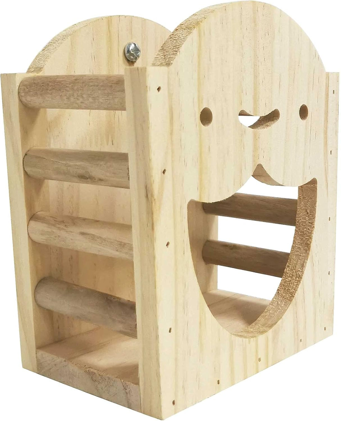 kathson Rabbit Hay Feeder Rack Wood Grass Holder Less Wasted Hay Box