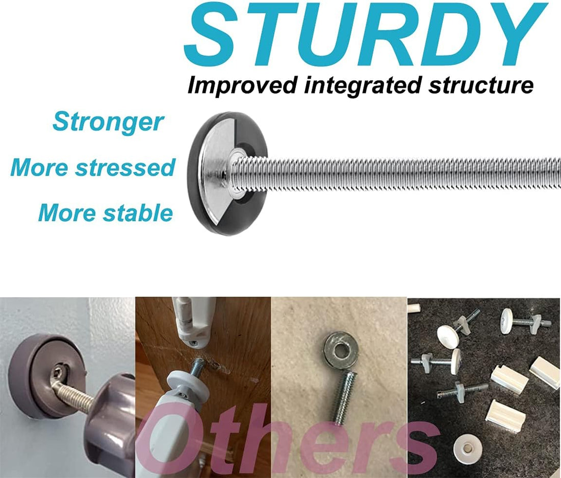 4Pcs Universal Baby Gate Threaded Spindle Rod