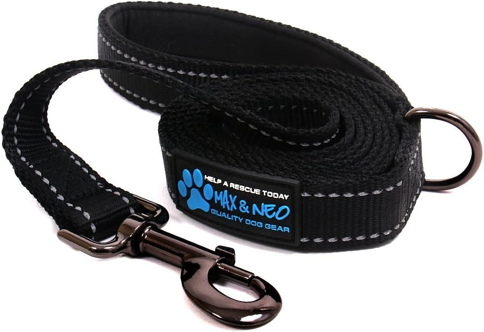 Max and Neo Reflective Nylon Dog Leash - We Donate One for Every Sold