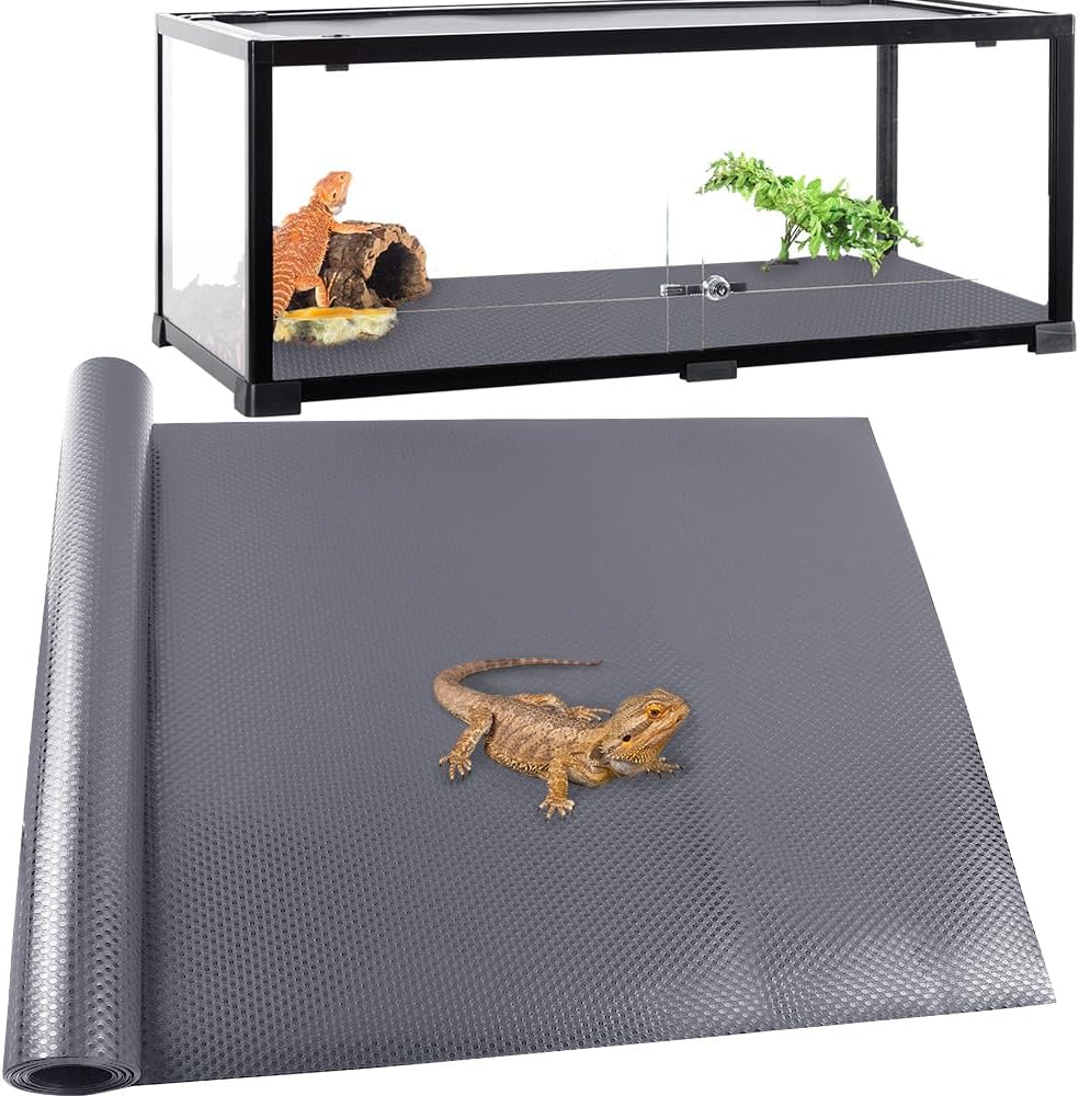 Reptile Carpet,18"×36",2 PCS Natural Coconut Fiber Liner Flooring