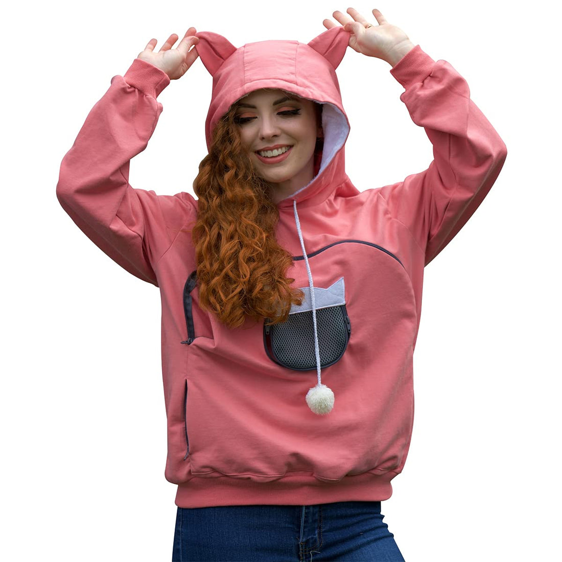 ALYC Unisex Hoodies Pet Holder Cat Dog Large Pouch Carriers Pullover