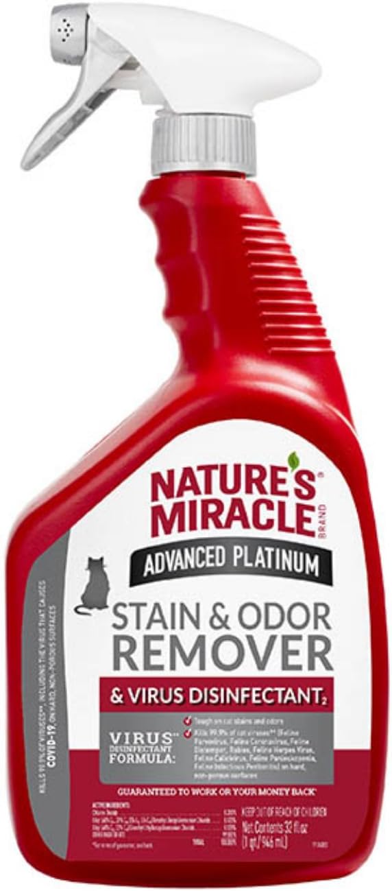 Nature's Miracle Advanced Platinum Dog Stain & Odor Remover, 32 oz