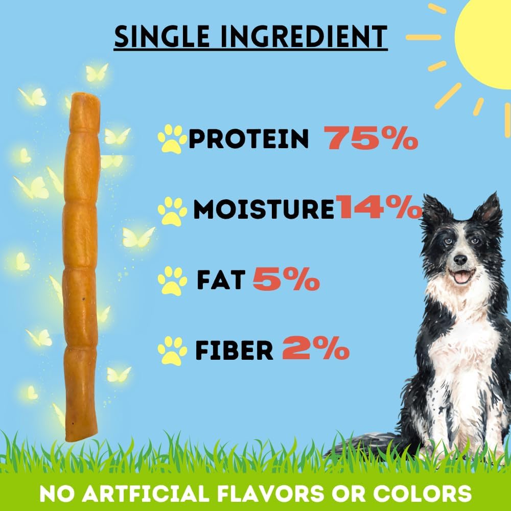 BULLYSTICKS & MORE 6 Inch Pork Collagen Rolls for Dogs