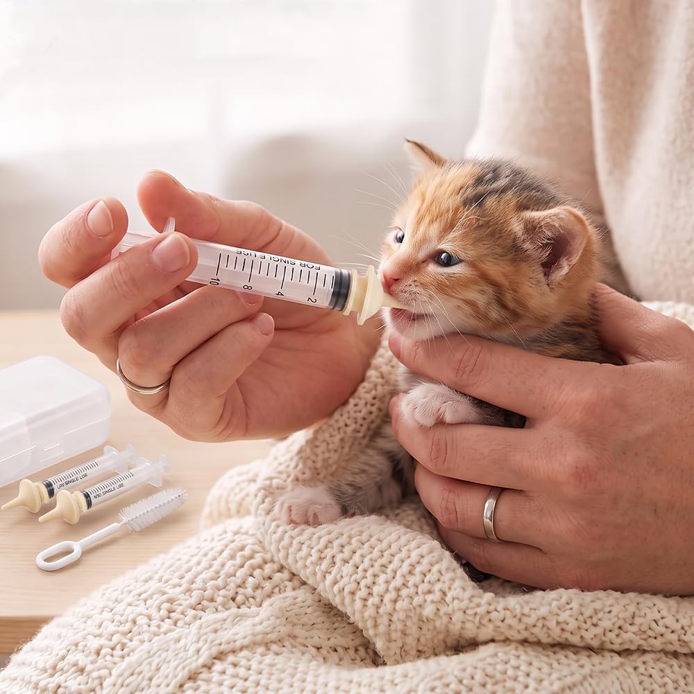 Pet Nursing Kit for Newborn Kittens Puppies & Small Animals