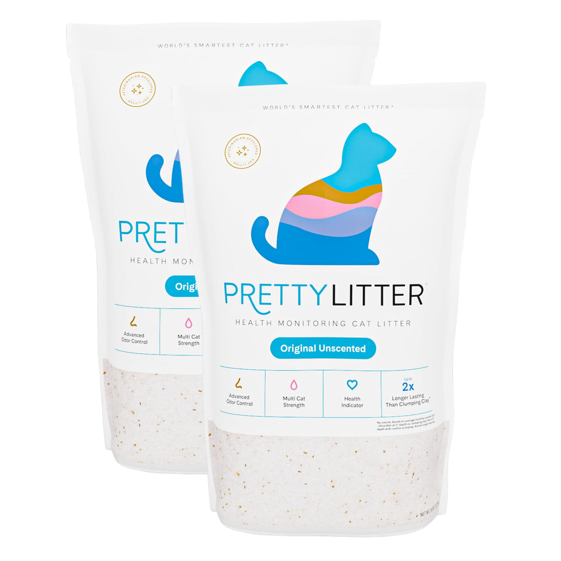 PrettyLitter Health Monitoring Cat Litter | Lightweight & Low Tracking
