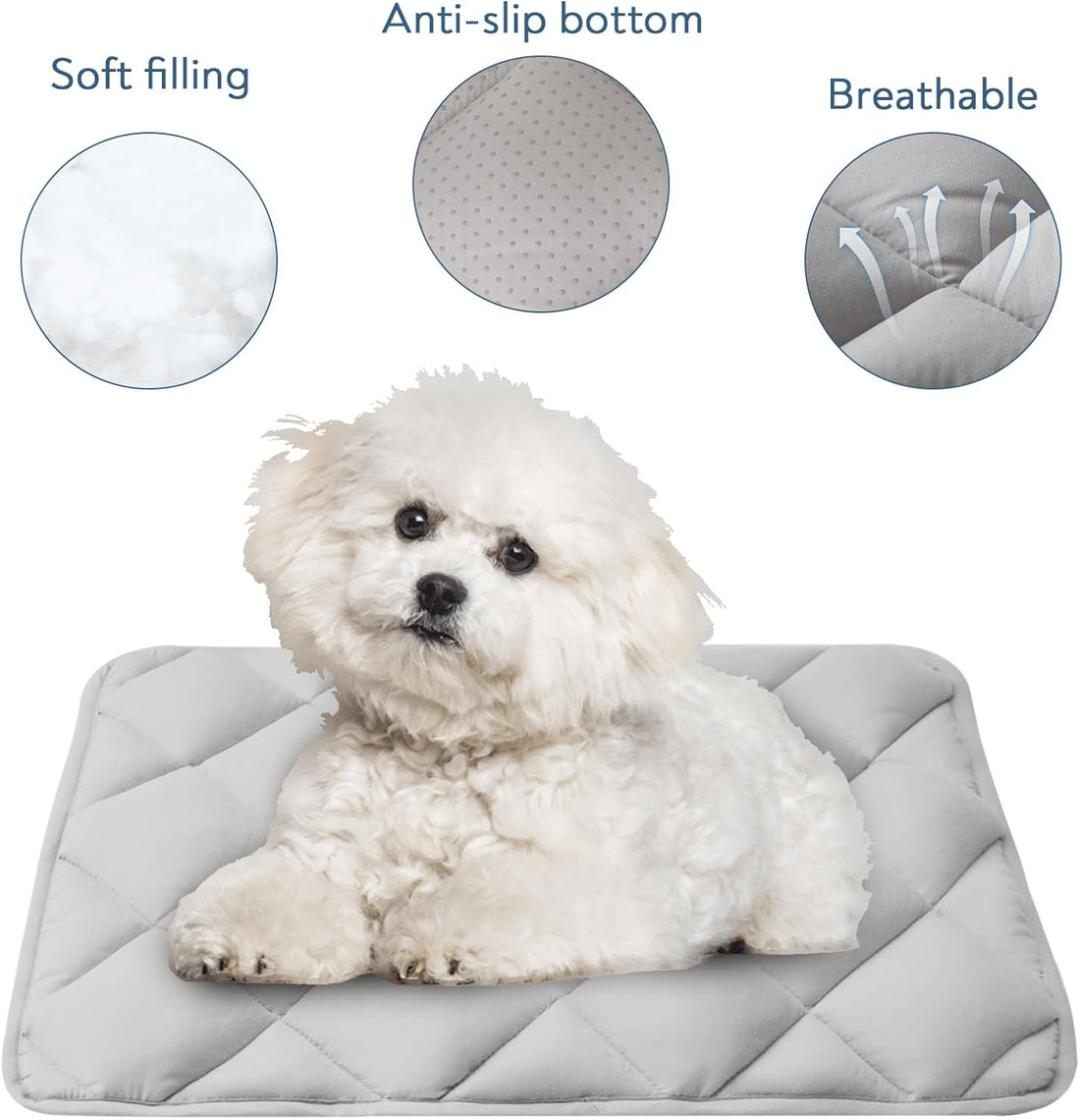 Magik & Kover Dog Crate Pad 2 Pack