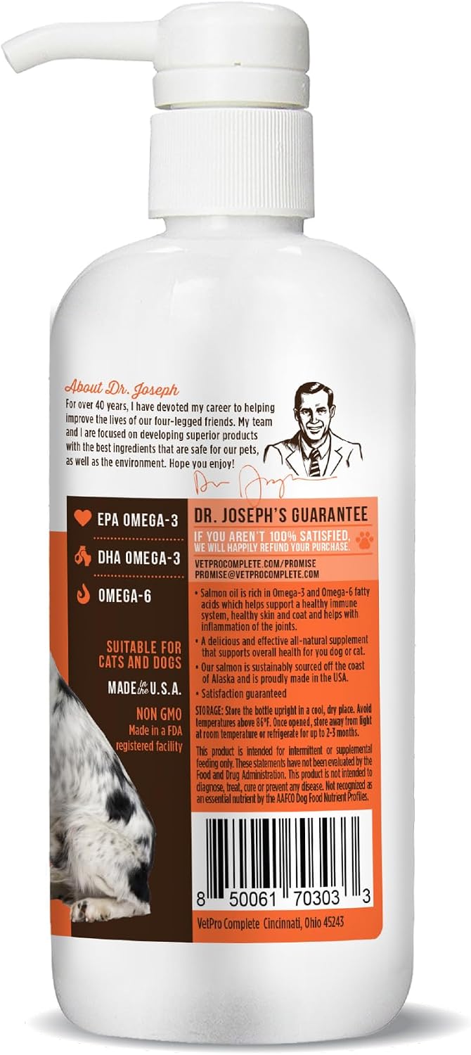 Dr. Joseph's VetPro Complete Wild Alaskan Salmon Oil Supplement