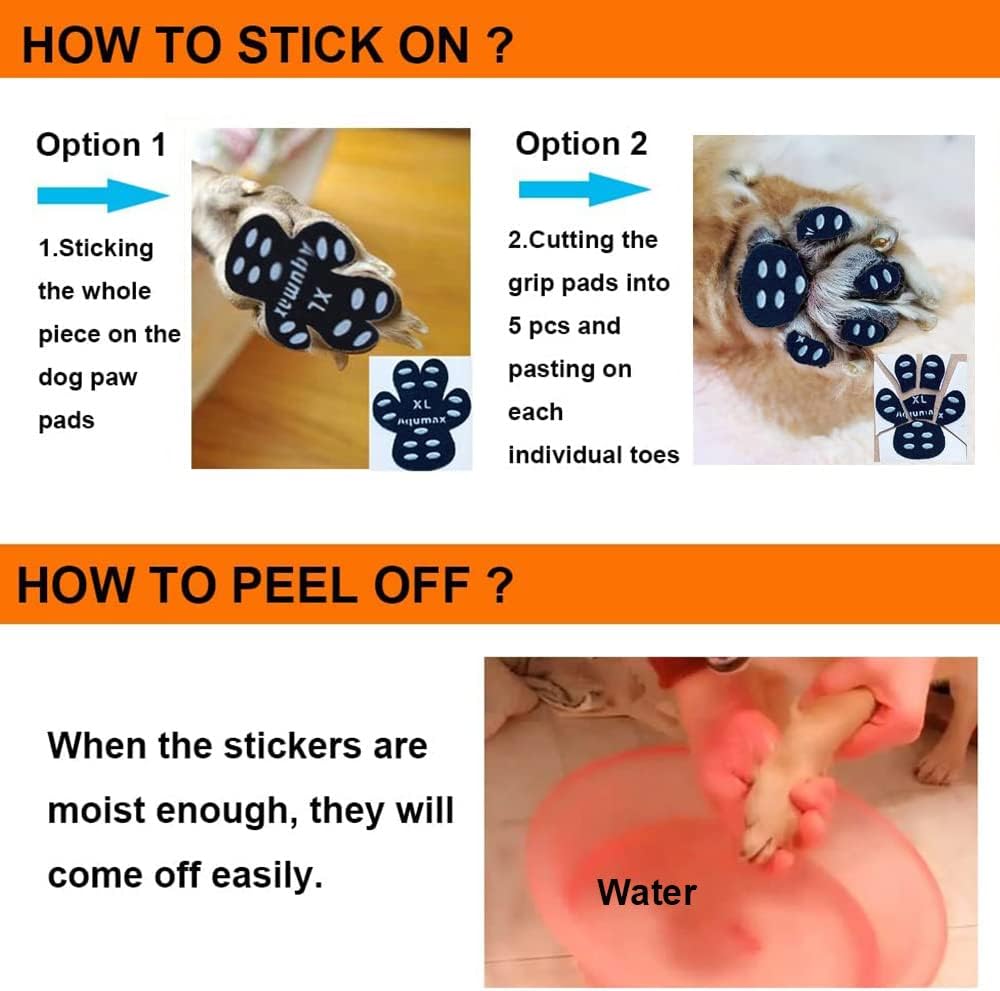 Dog Paw Protector Gripper Traction Pads,Dog Paw Covers,Foot Stickers