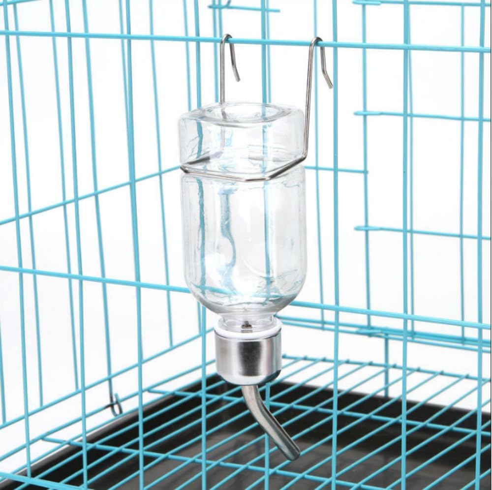 2 Pcs Pet Cage Water Bottle No Drip Small Animal Water Bottle