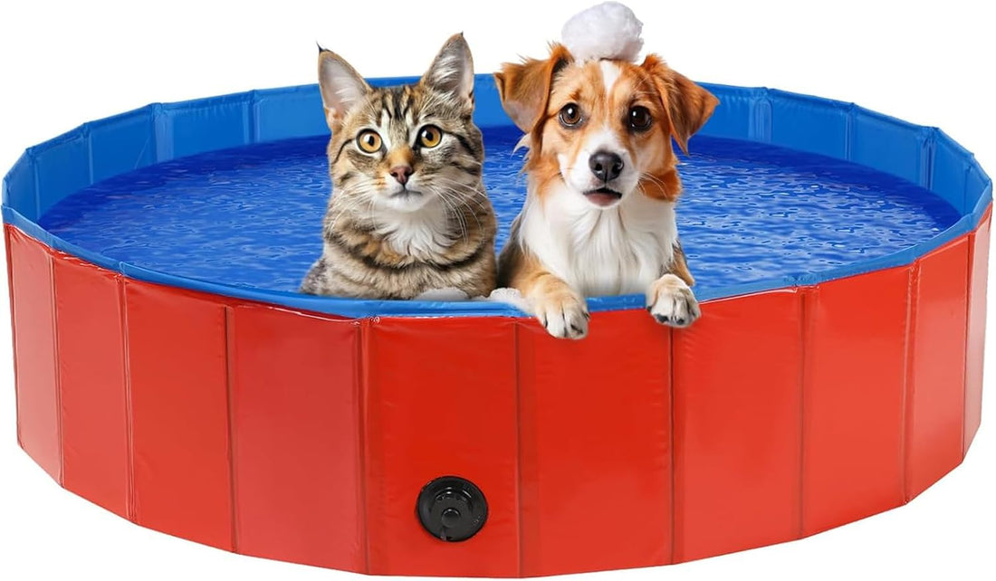 Foldable Dog Pool 47'' x 12''(120 x 30cm)