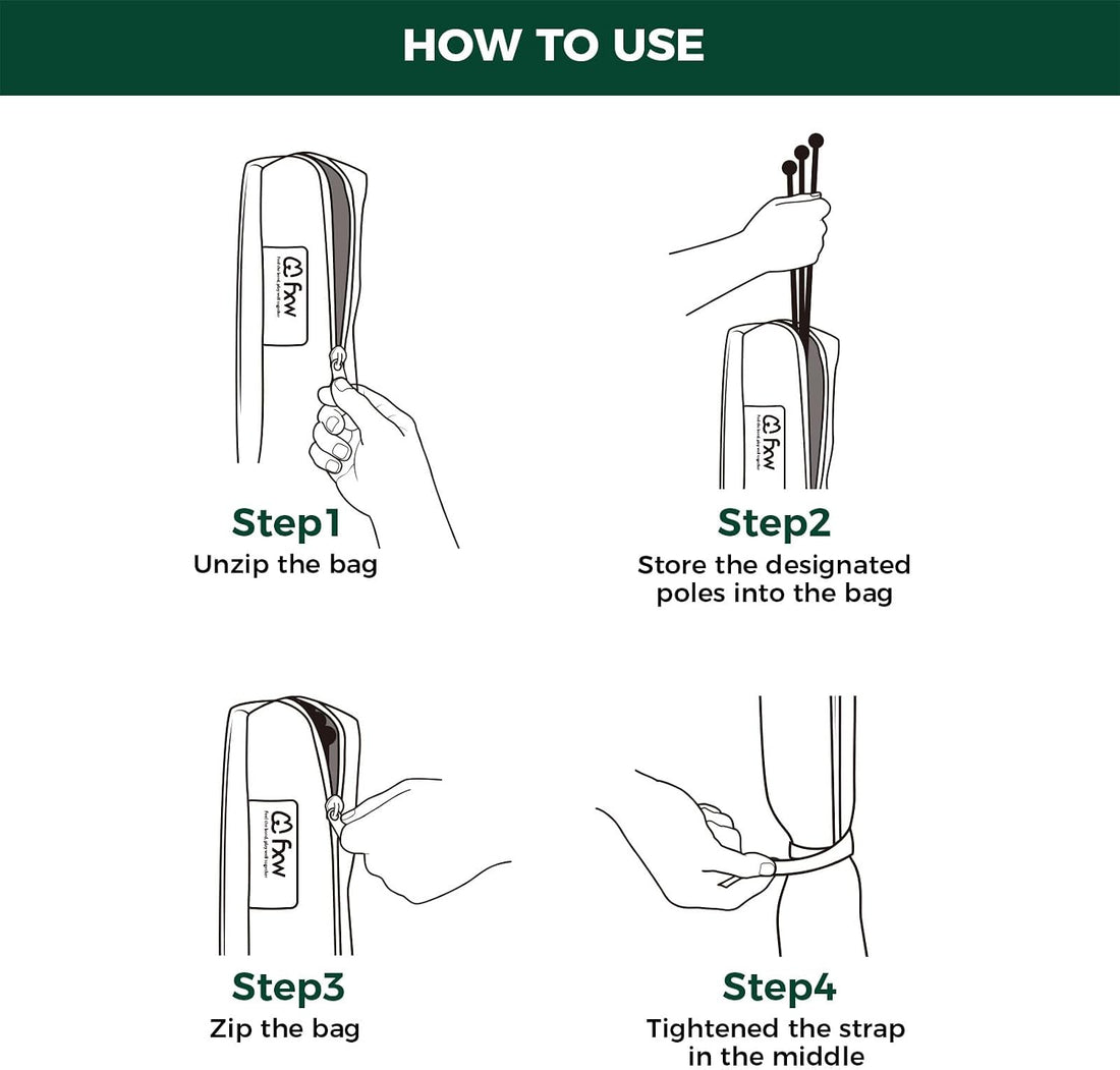 FXW Stake Bag Designed for Storing and Carrying While Camping
