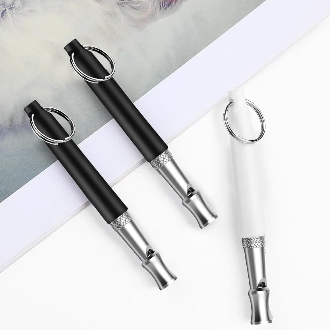 GILL&SONS Dog Training Whistle Set, Adjustable Ultrasonic