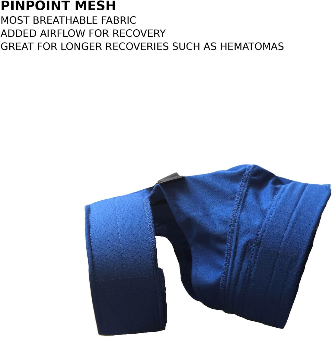 No Flap Ear Wrap (Red Pinpoint Mesh, Medium)