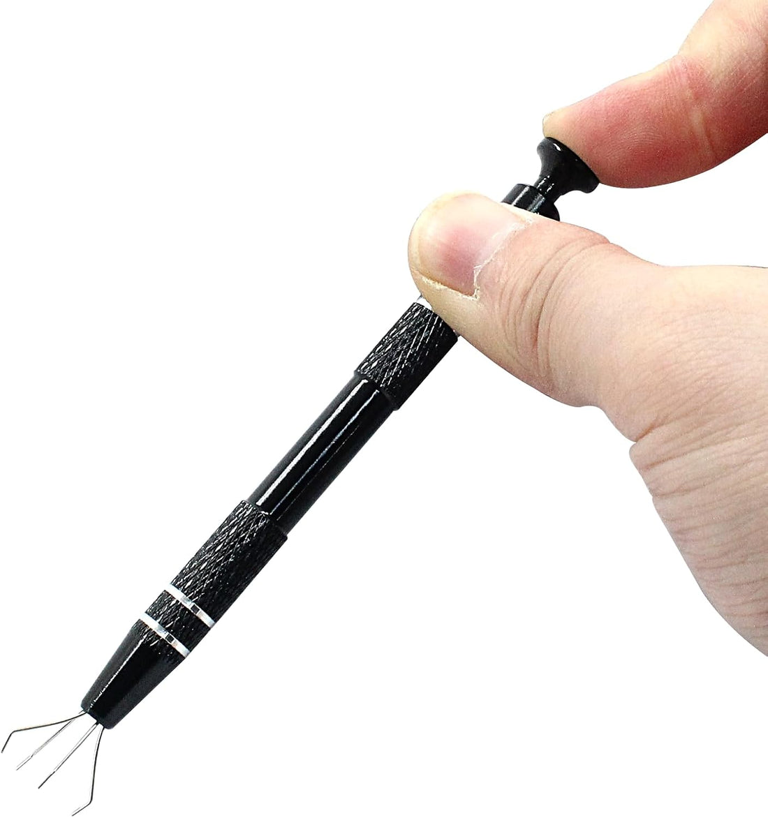 Hordion 4-Claw Pick up Tool Piercing Ball Grabber(3 Pack, Black)