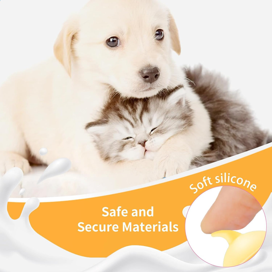5Pack Kitten Bottle for Nursing Puppy Milk Kitten Bottles Feeding Kit