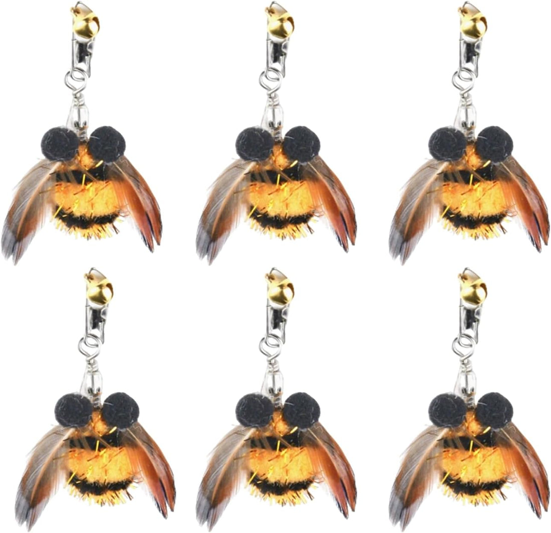4 Pcs Artificial Millipede Refills,Cat Wand Toy Attachments