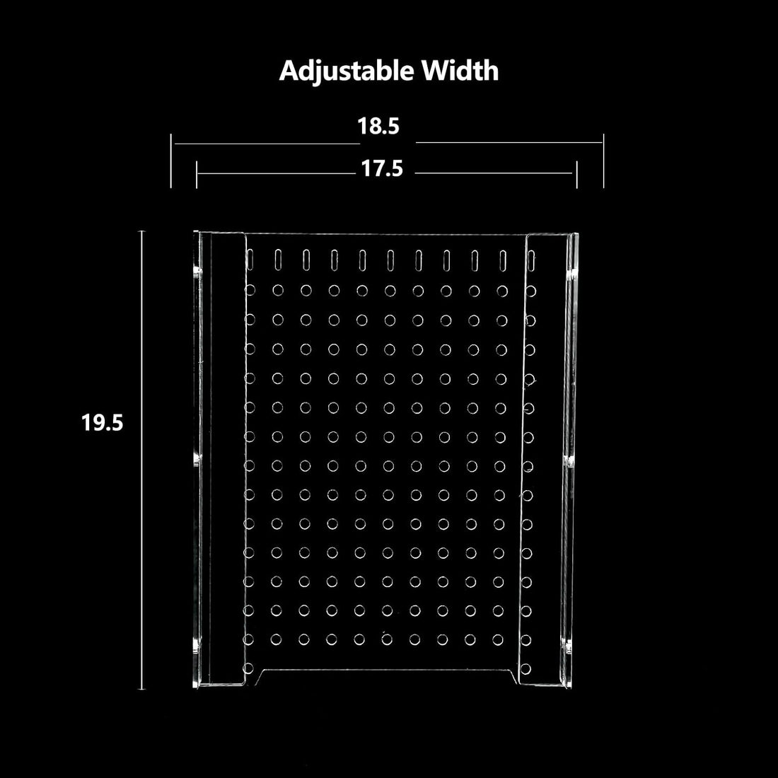 Acrylic Fish Tank Divider 10Gallon,Adjustment Clear Fish Tank