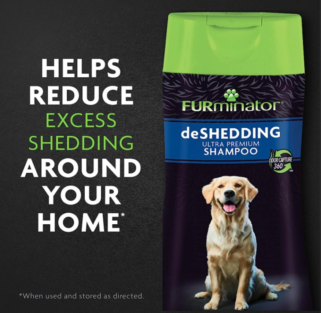 Furminator® Deshedding Ultra Premium Shampoo & Conditioner Bundle.