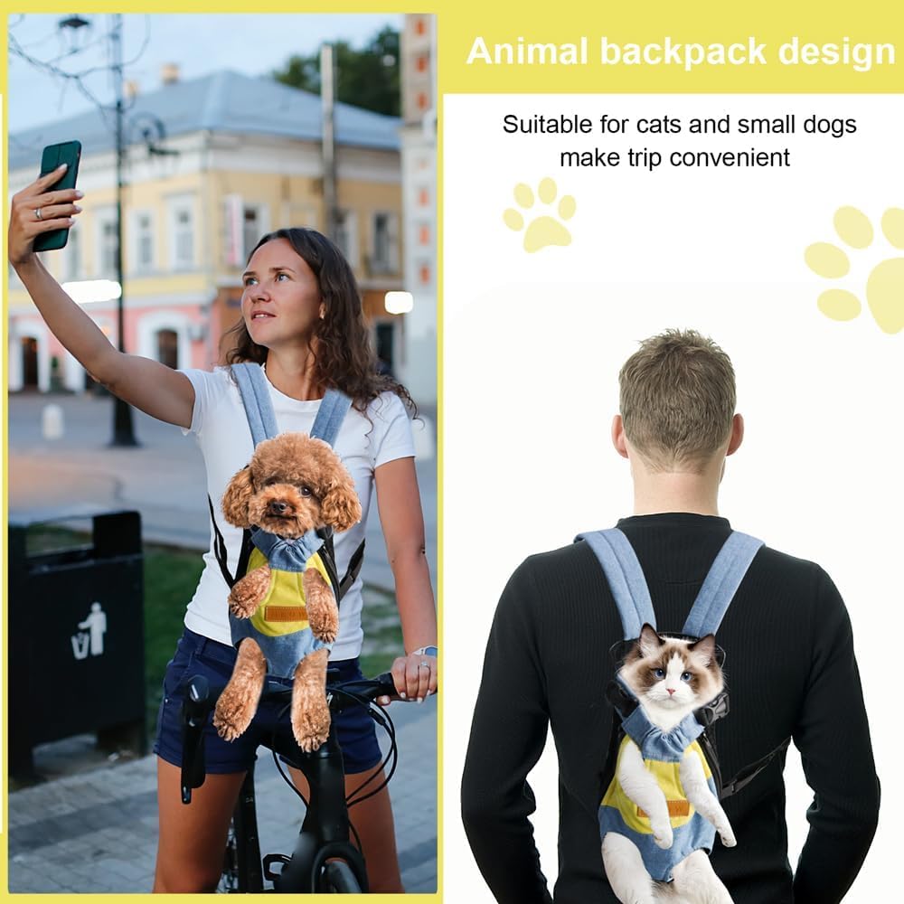 Pet Carrier Backpack, Adjustable Backpack Legs Out Easy-fit Chest