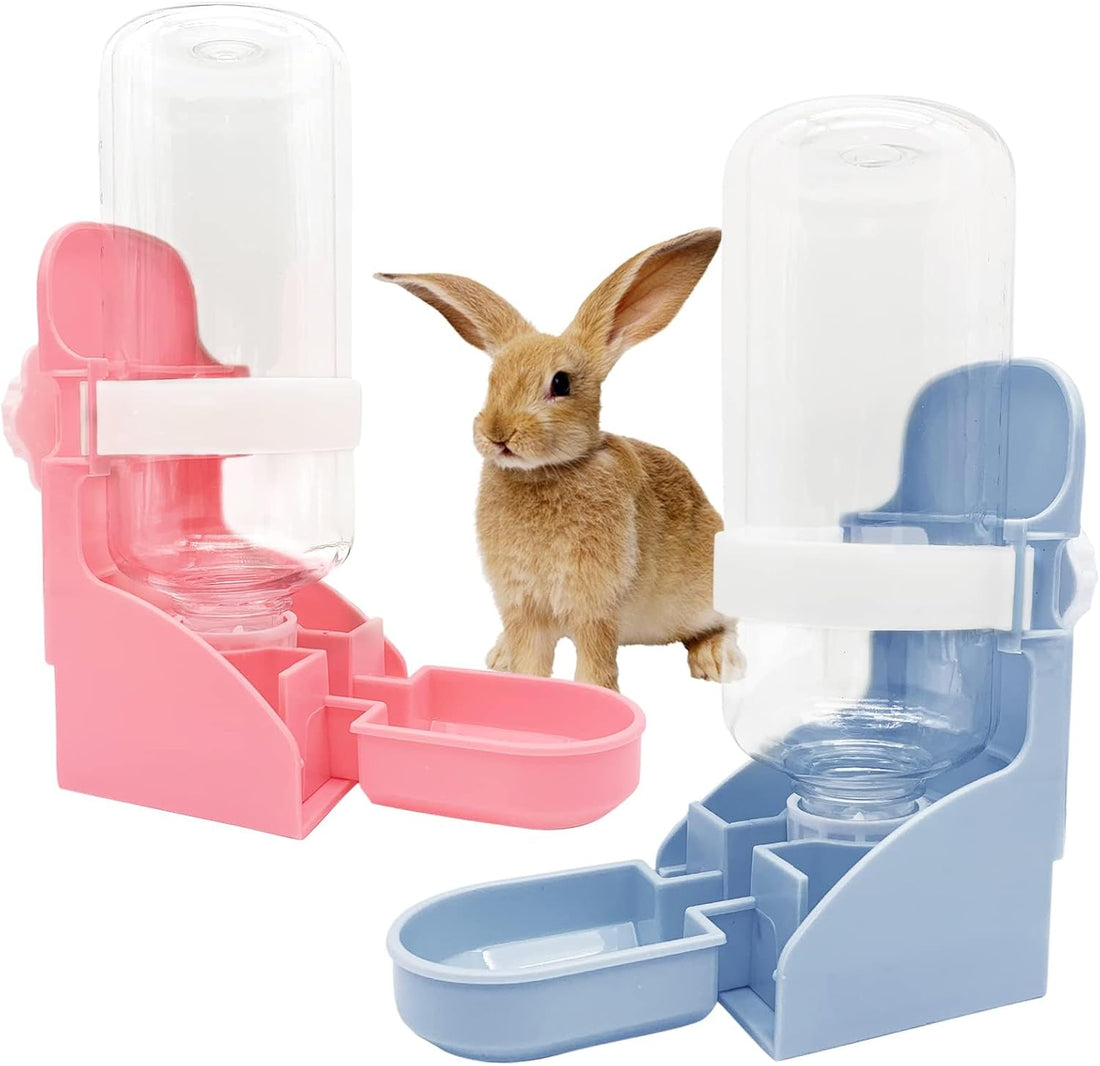 kathson Rabbit Water Bottle, 17oz Hanging Water Fountain Automatic