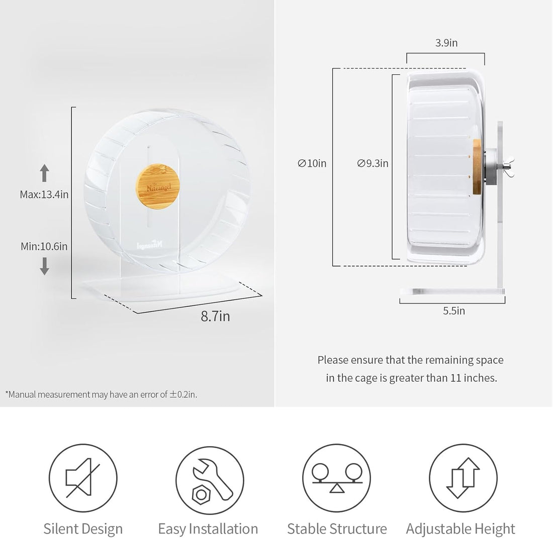 Niteangel Super-Silent Hamster Exercise Wheels