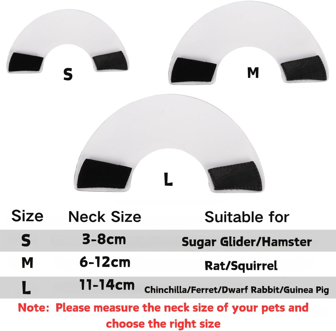 Sugar Glider Recovery Cone - Adjustable Protection Collar Soft