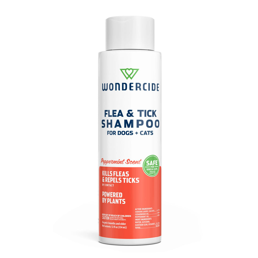 Wondercide - Flea & Tick Shampoo for Dogs and Cats - 12 Fl oz