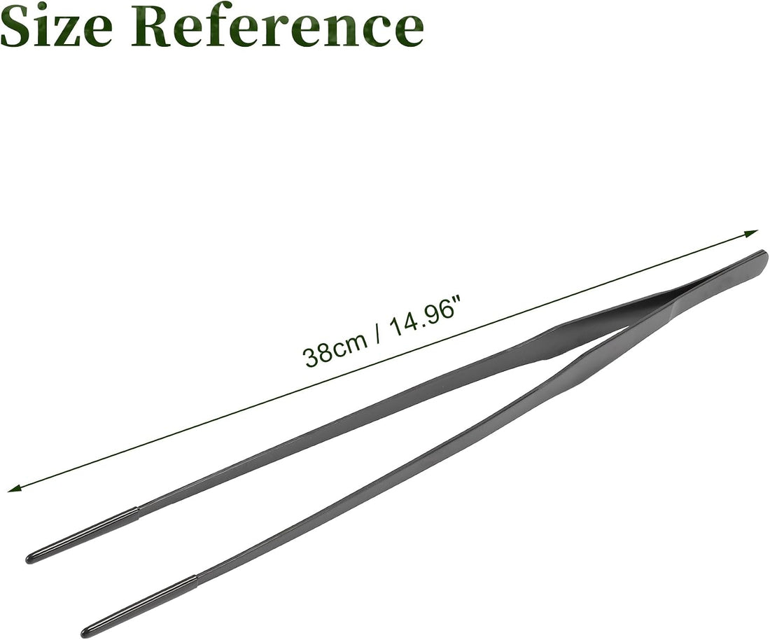 Reptile Feeding Tongs, Stainless Steel Lizard Feeding Tongs