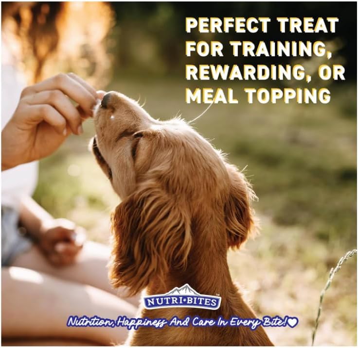 Nutri Bites Freeze Dried Salmon Dog & Cat Treats, Single Ingredient