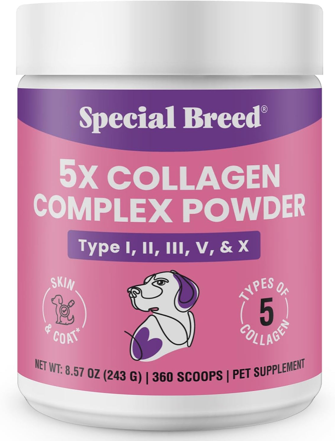 Premium Collagen for Dogs - Liquid Support for Joints, Skin, Coat