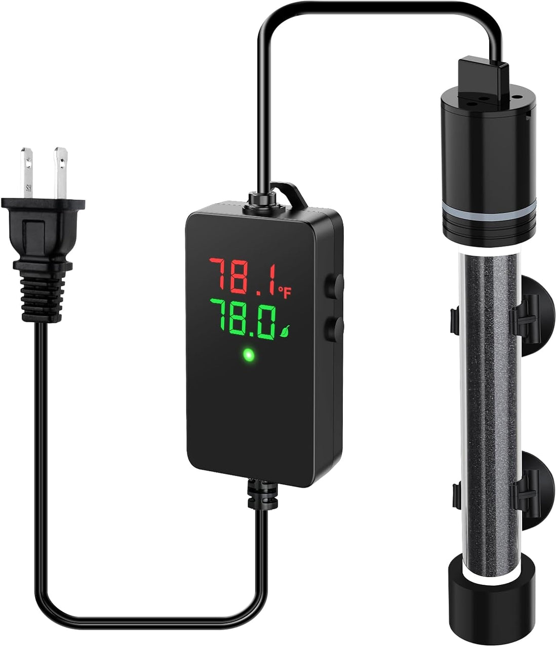 hygger ECO Precise 50W Aquarium Heater Submersible