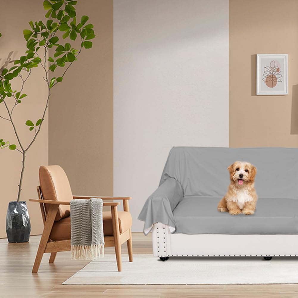 Waterproof Bed Cover for Dog and Cats,Pet Hair Resistant Bed Sheet
